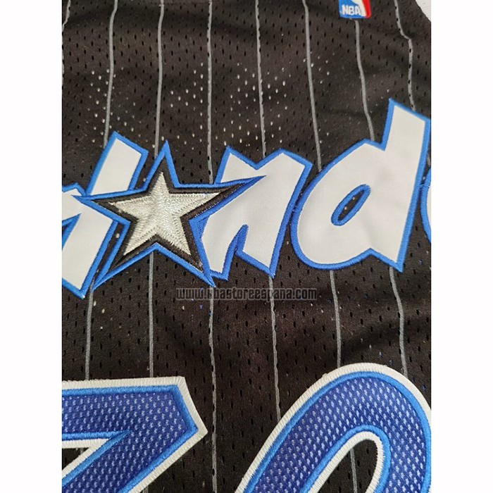 Camiseta Orlando Magic Shaquille O'Neal NO 32 Mitchell & Ness 1994-95 Negro